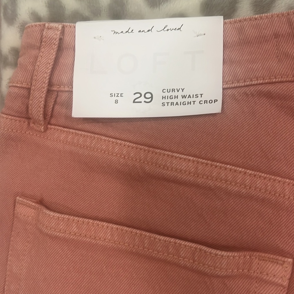 Ann Taylor cropped jean. NWT - Picture 4 of 4